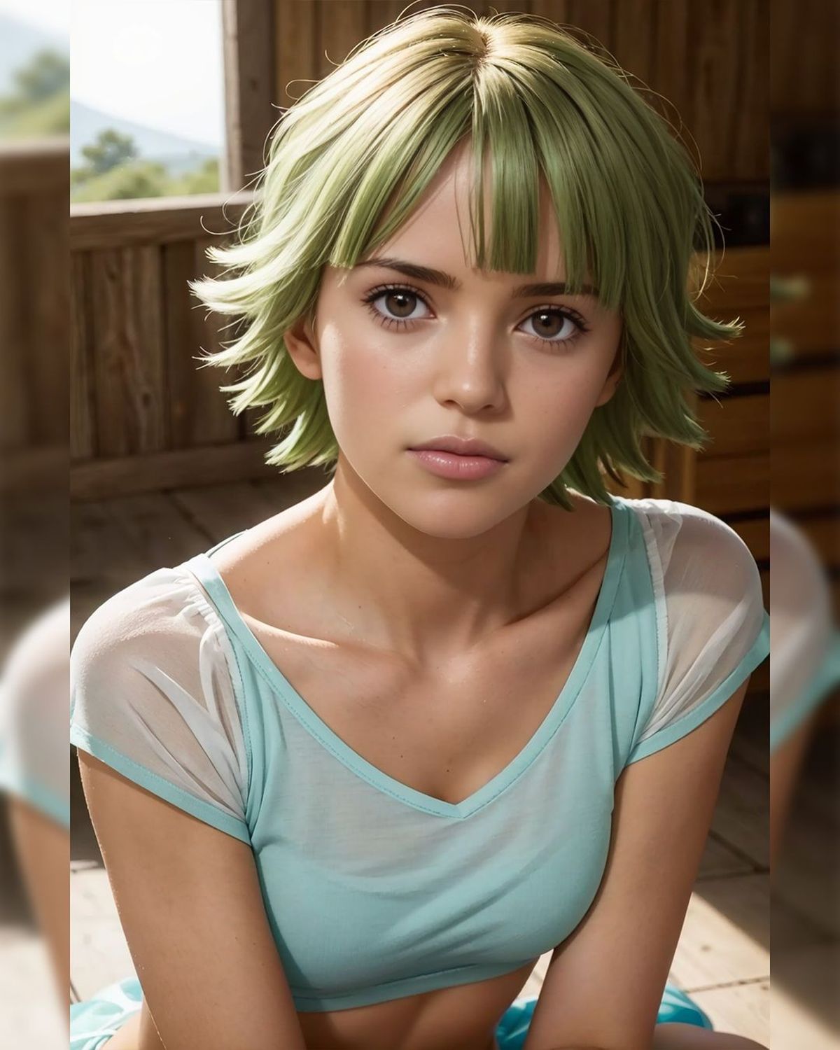 Camie, representada por la inteligencia artificial. Camie, representada por la inteligencia artificial.