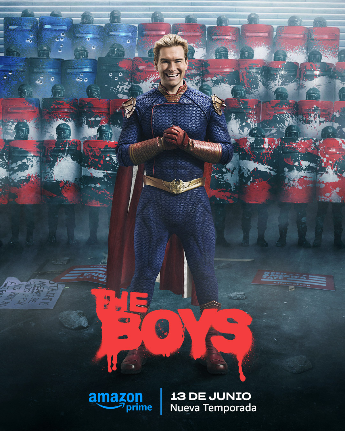 Póster de la serie 'The Boys', disponible en Amazon Prime Video. Póster de la serie 'The Boys', disponible en Amazon Prime Video.