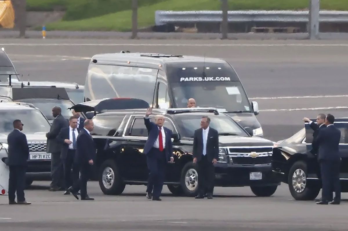 El presidente de Estados Unidos, Donald Trump, en una fotografía del 25 de julio de 2025. Crédito: EFE/ Tolga Akmen.