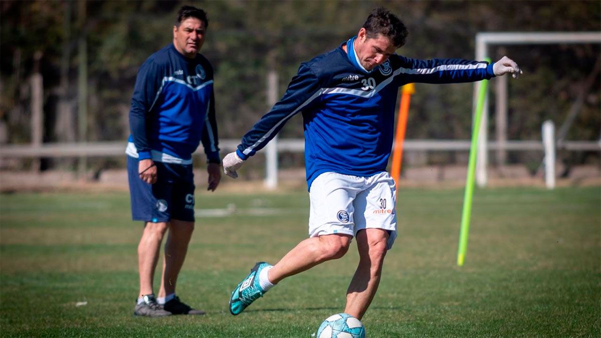 El experimentado delantero Mauricio Sperdutti dijo el motivo de su arribo a la Lepra. (Gentileza Prensa CSIR).