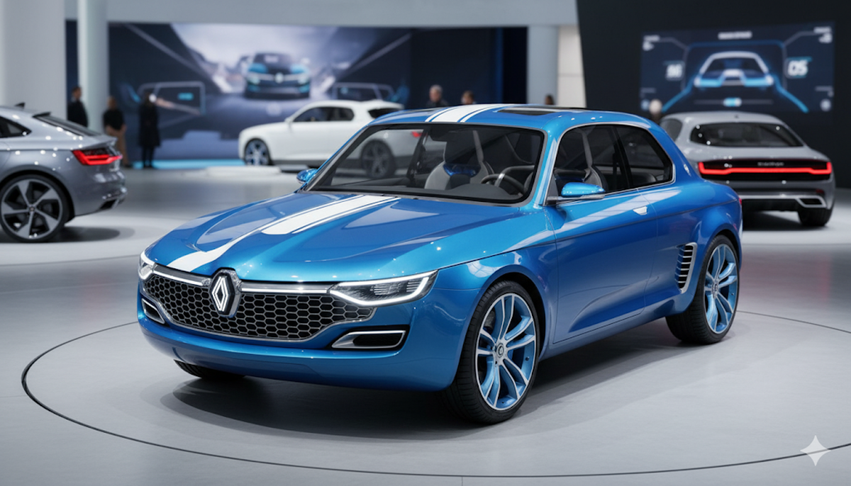 Así sería la versión 2025 del Renault Gordini, según la inteligencia artificial. Así sería la versión 2025 del Renault Gordini, según la inteligencia artificial.