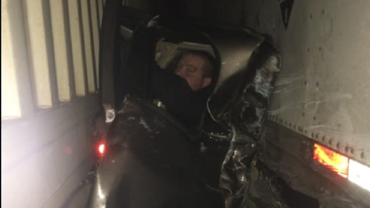 El accidente ocurrido en una carretera de Estados Unidos. El accidente ocurrido en una carretera de Estados Unidos.