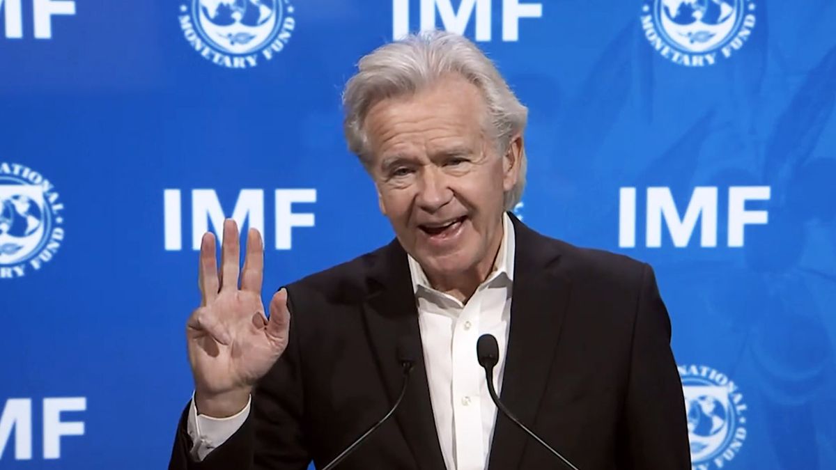 El vocero del FMI, Gerry Rice.