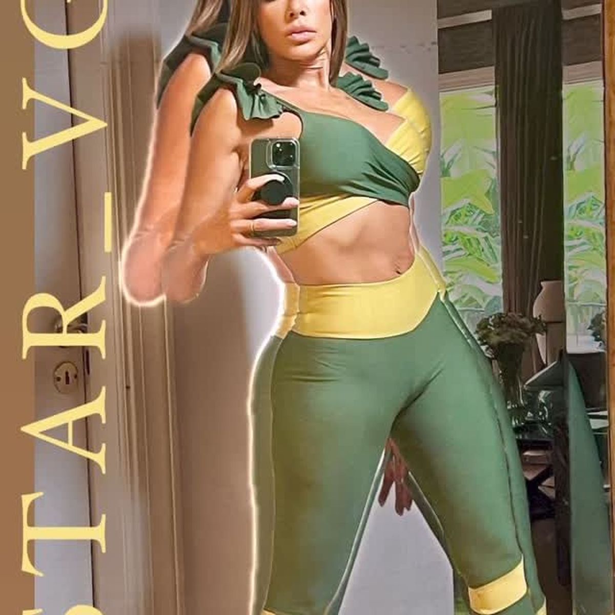 A sus 59, Cathy Fulop confirma que las calzas se llevan: ultra XS, bicolor y coquette. A sus 59, Cathy Fulop confirma que las calzas se llevan: ultra XS, bicolor y coquette.