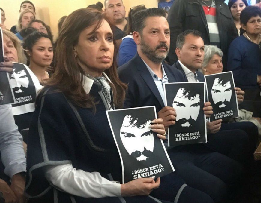 Cristina participó de una misa por la aparición de Santiago Maldonado