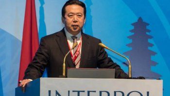 China acusa al expresidente de Interpol de aceptar sobornos