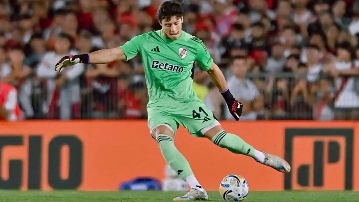Beltrán jugó un partidazo para River ante la Lepra.