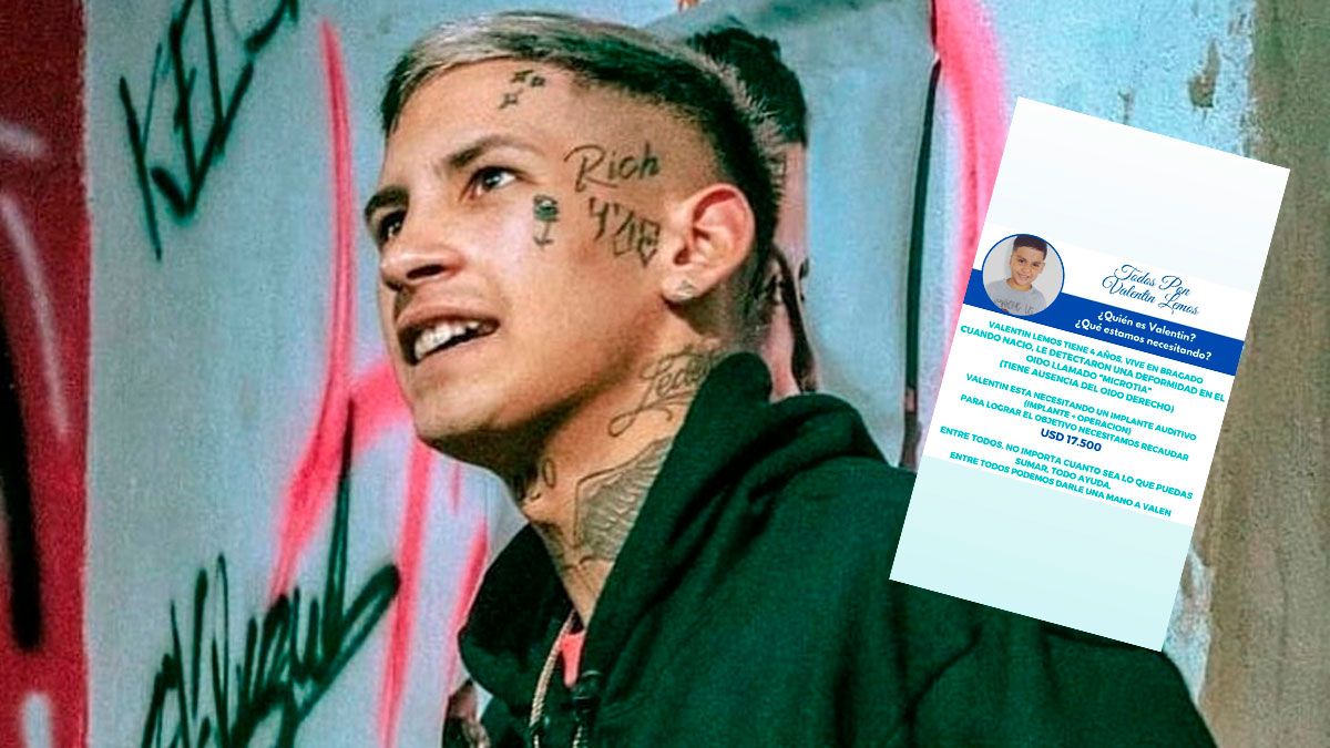 L-Gante hizo una colecta solidaria con muchos famosos