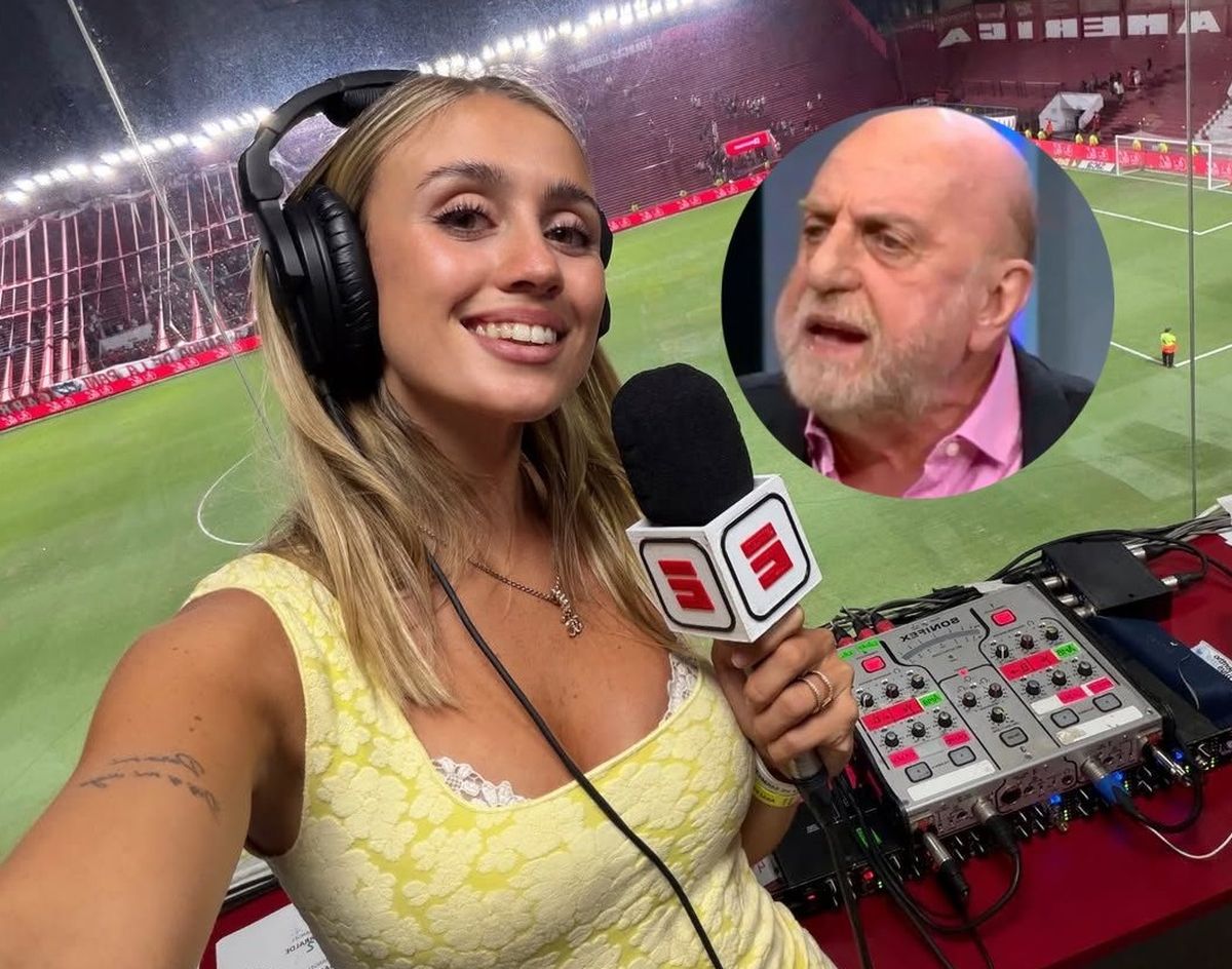 Morena Beltrán debutó como comentarista deportiva y Horacio Pagani la cruzó sin filtro
