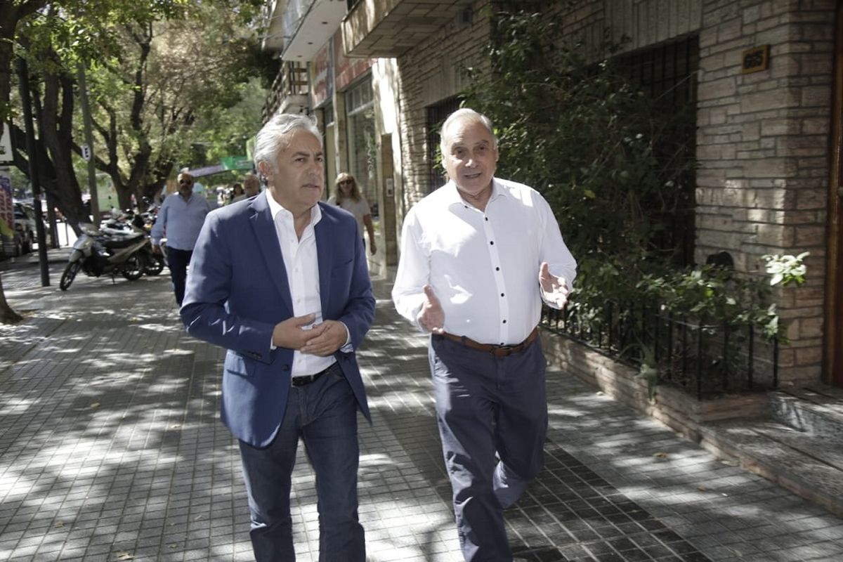 Abel Freidemberg junto a Alfredo Cornejo.