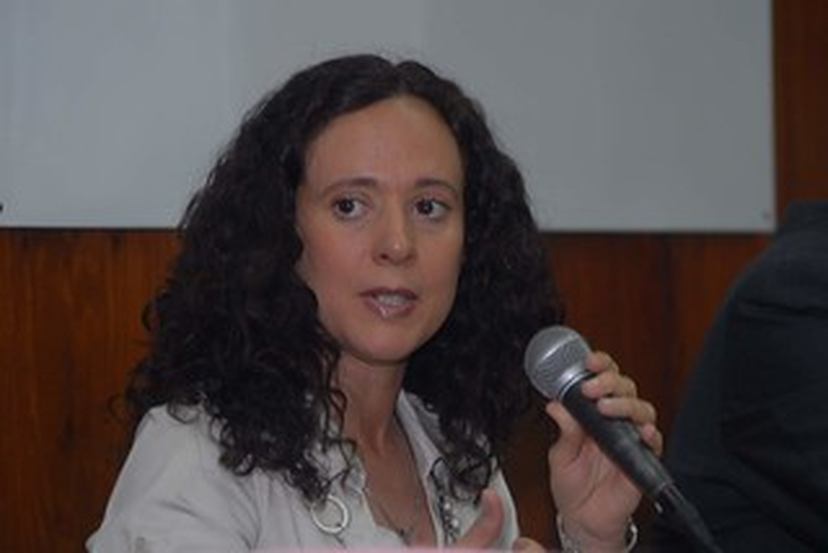La jueza técnica Laura Guajardo.