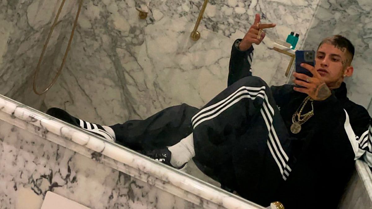 L-Gante brindó una conferencia de prensa de cara al show que realizará en Tecnópolis.