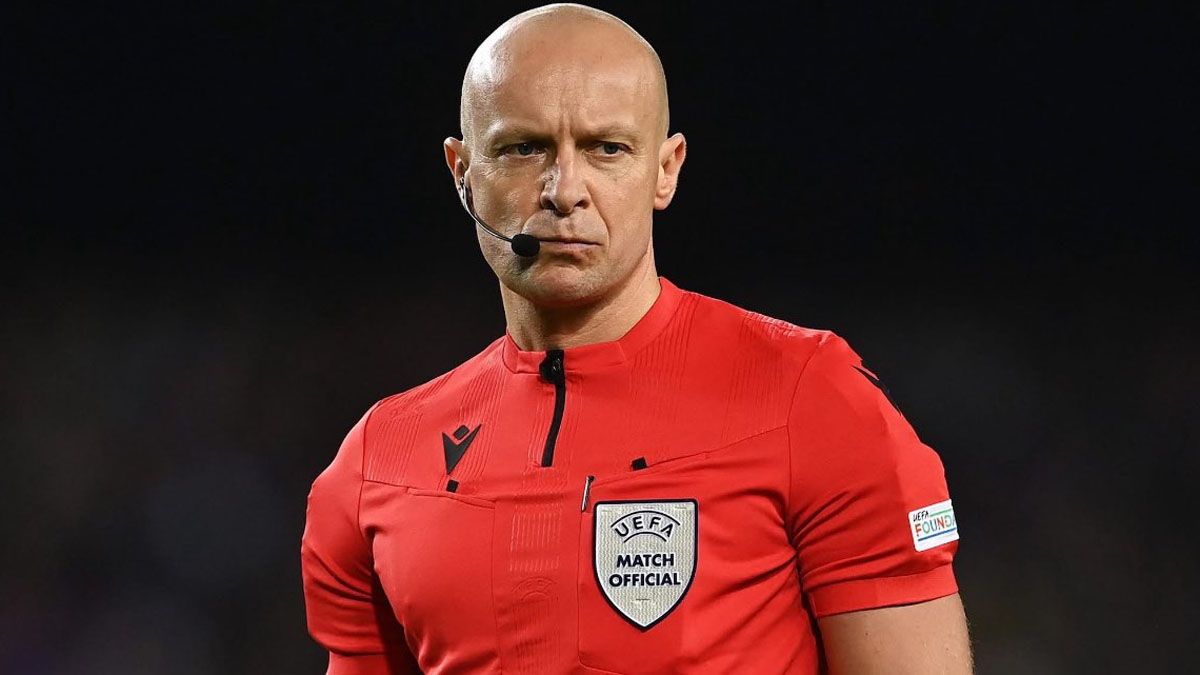&nbsp;Szymon Marciniak, el árbitro que le anuló el gol a Julián Álvarez.