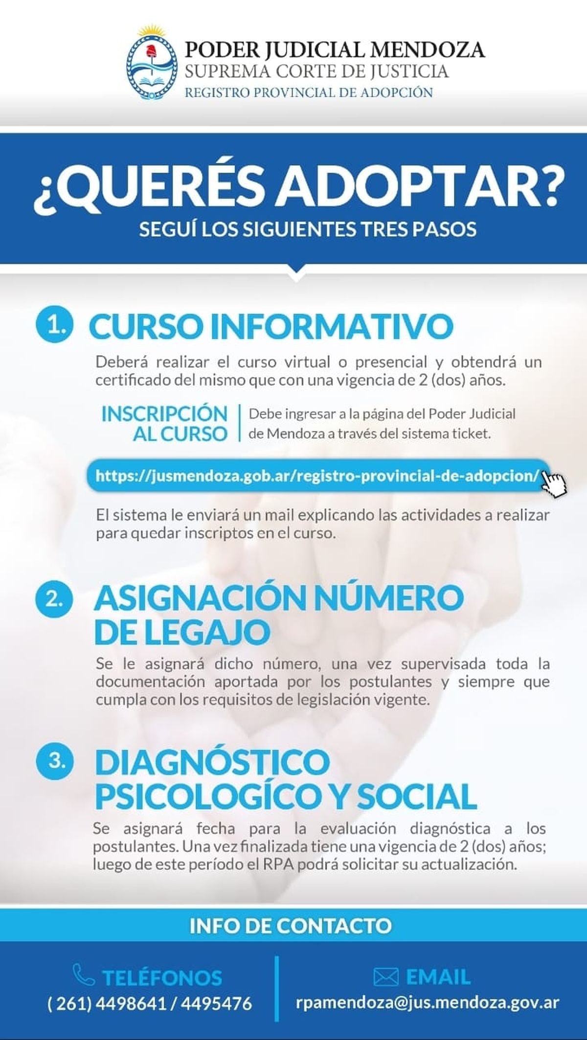 Para comunicarse llamar al 261 4498641 o al 261 4495476. También a través del mail rpamendoza@jus.mendoza.gov.ar. Para comunicarse llamar al 261 4498641 o al 261 4495476. También a través del mail rpamendoza@jus.mendoza.gov.ar.