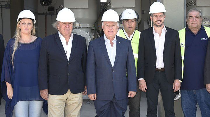 Peña inauguró la central térmica Timbúes junto con el gobernador de Santa Fe
