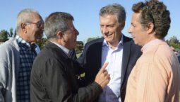Macri inauguró una obra en Luján de Buenos Aires