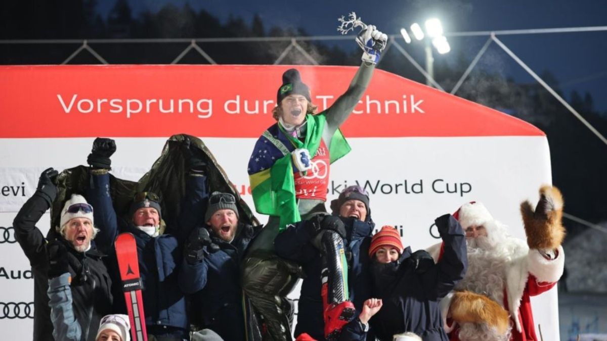 Esquí: Pinheiro Braathen le dio a Brasil su primer triunfo en la Copa del Mundo