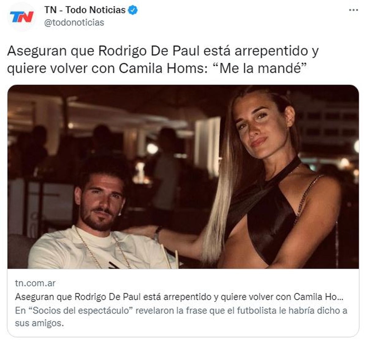 A poco para el inicio del Mundial Qatar 2022, el volante de la Selección argentina está en la mira de los medios de farándula.