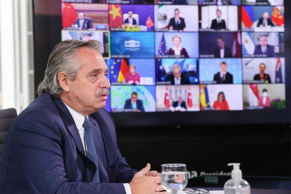 Alberto Fernández abogó porque los organismos de crédito internacional realicen pagos por servicios ecosistémicos y canjes de deuda por acción climática.