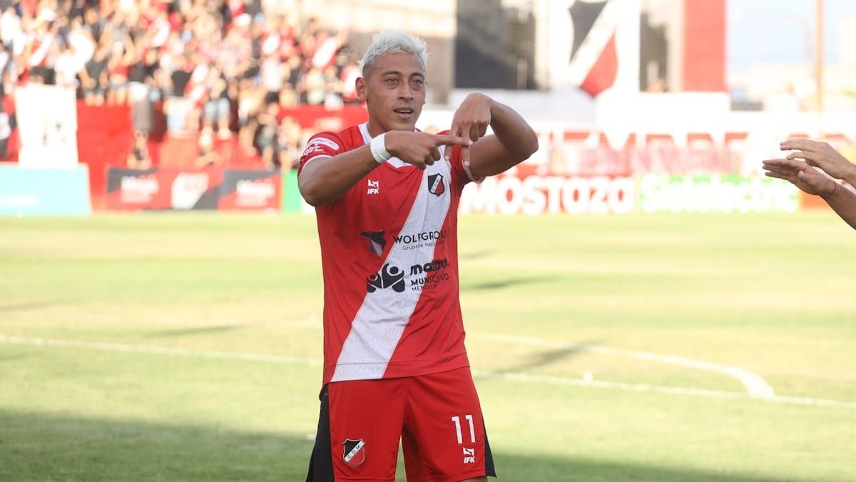 Luciano Herrera a los 50 del segundo tiempo marcó el gol del Deportivo Maipu y le dio el pasaje a la final del Reducido.