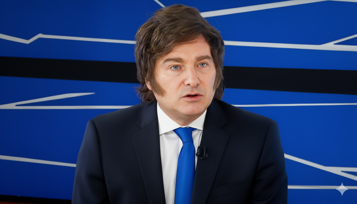 Javier Milei el domingo