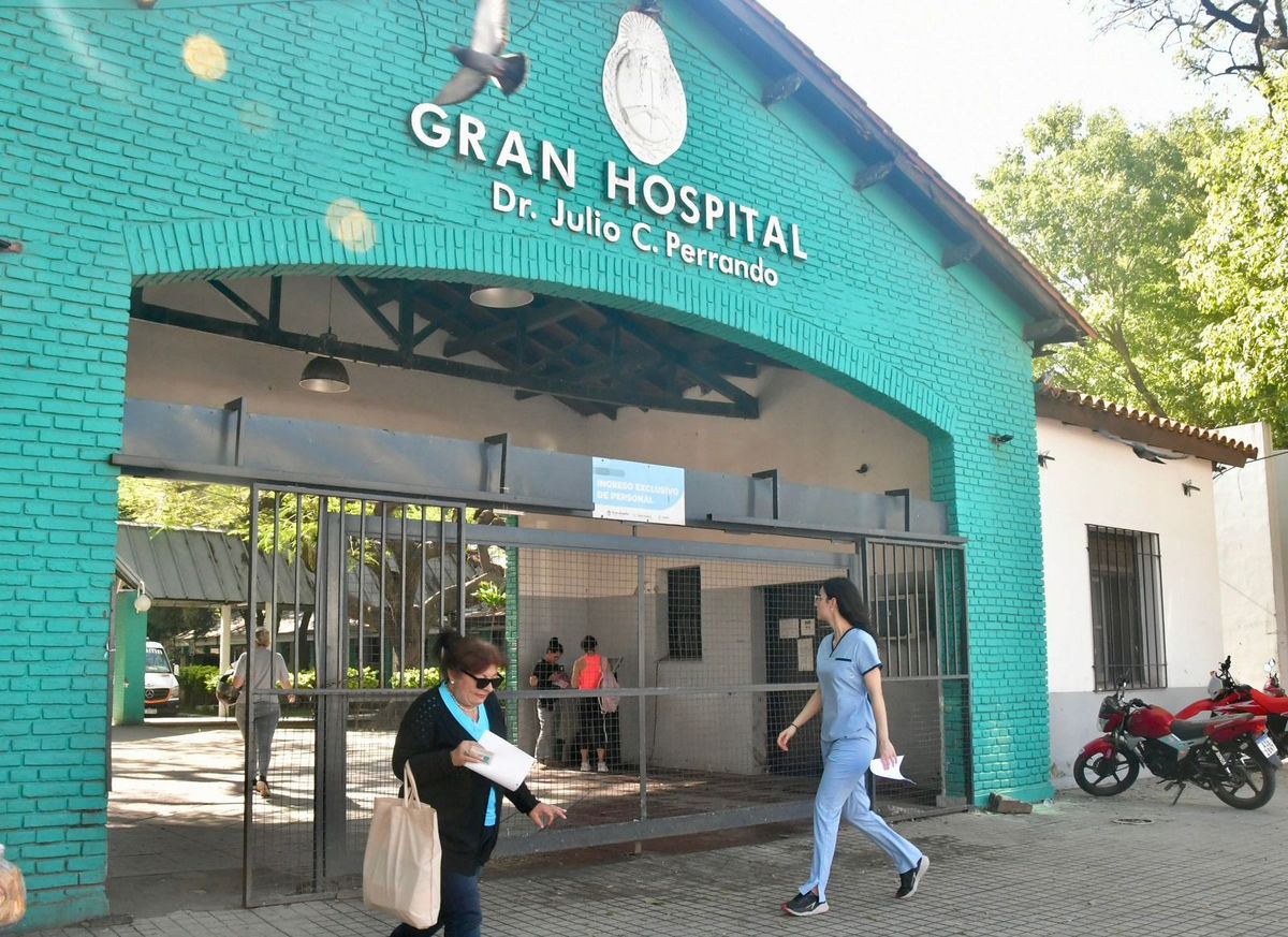 La víctima se presentó al hospital Perrando con una herida abierta, pero la boca cerrada. Imagen: Primero Chaco