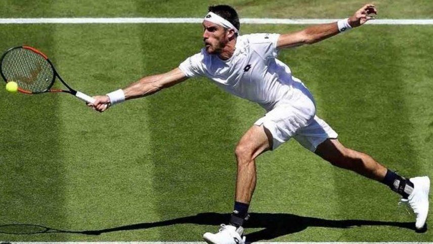 Leo Mayer inició exitosamente su participación en Wimbledon