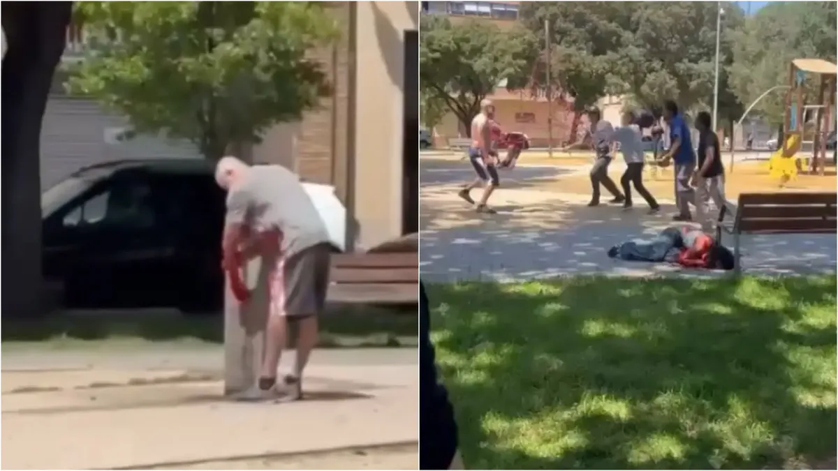 El ataque del hombre, que había sido condenado menos de 24 horas, antes se produjo a plena luz del día. El ataque del hombre, que había sido condenado menos de 24 horas, antes se produjo a plena luz del día.