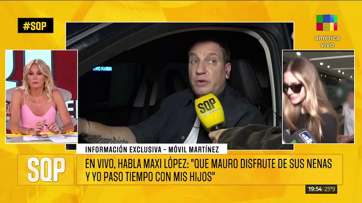 Maxi López opinó del reencuentro de Mauro Icardi con sus hijas. Maxi López opinó del reencuentro de Mauro Icardi con sus hijas.