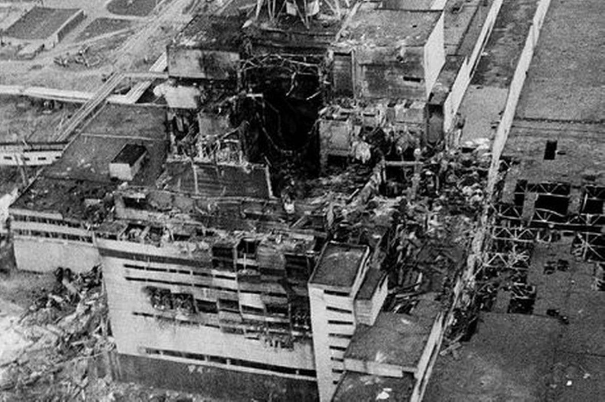 La explosión de Chernóbil se produjo hace 38 años. La explosión de Chernóbil se produjo hace 38 años.