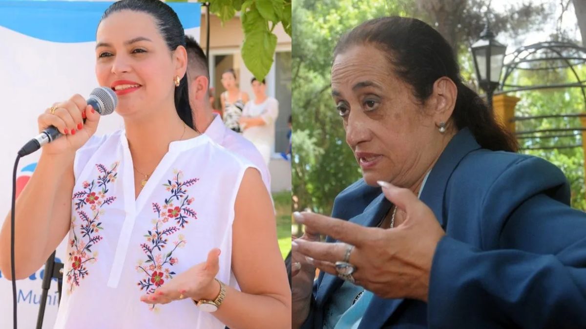 Flor Destéfanis (PJ) y Norma Trigo (UCR) dos de las mujeres que se precandidatean para volver a ocupar el sillón de la Intendencia del departamento de Santa Rosa, el único que ha tenido intendentas mujeres en diversas oportunidades