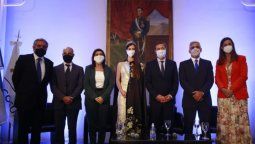 Esta es la delegación mendocina que acompañó al gobernador Suarez en el lanzamiento de la Fiesta de la Vendimia al mundo.