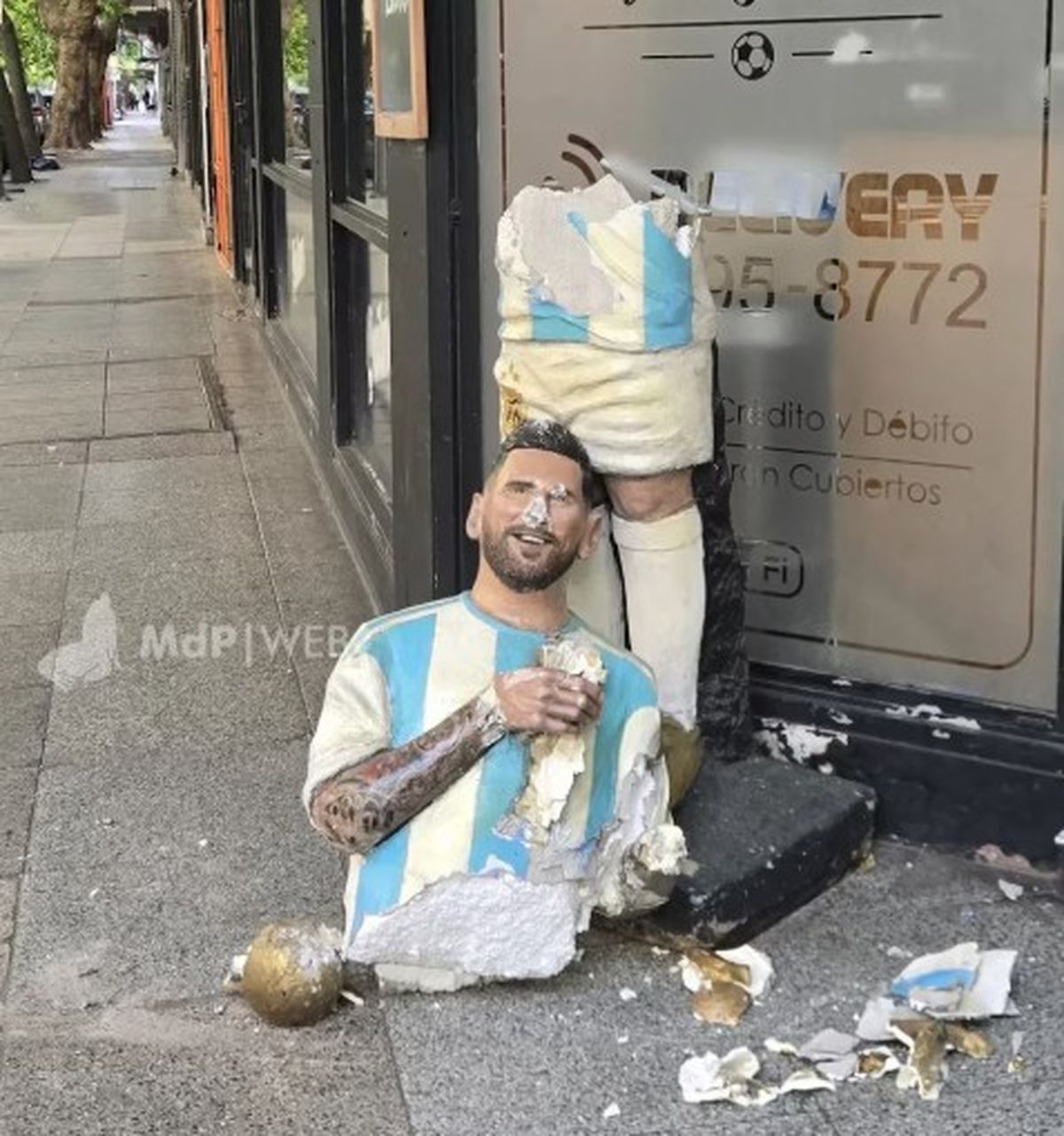 La figura de Lionel Messi ser&aacute; restaurada.