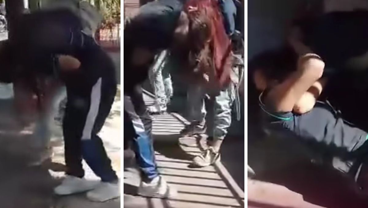 Dos alumnas de San Juan se pelearon en la calle y el video se hizo viral