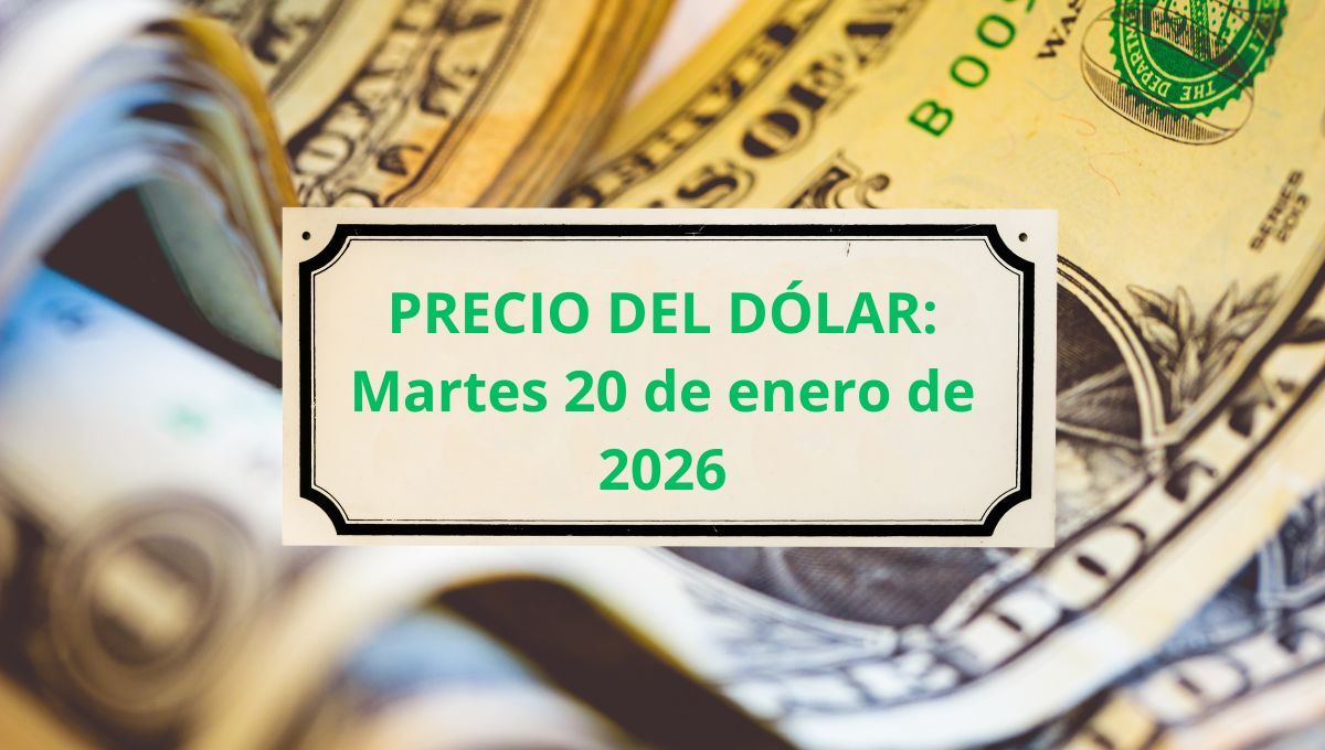 Confirmado el precio del dólar en cada banco este martes 20 de enero