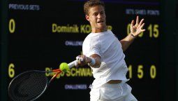 Peque Schwartzman barrió a Koepfer y avanzó a tercera ronda en Wimbledon