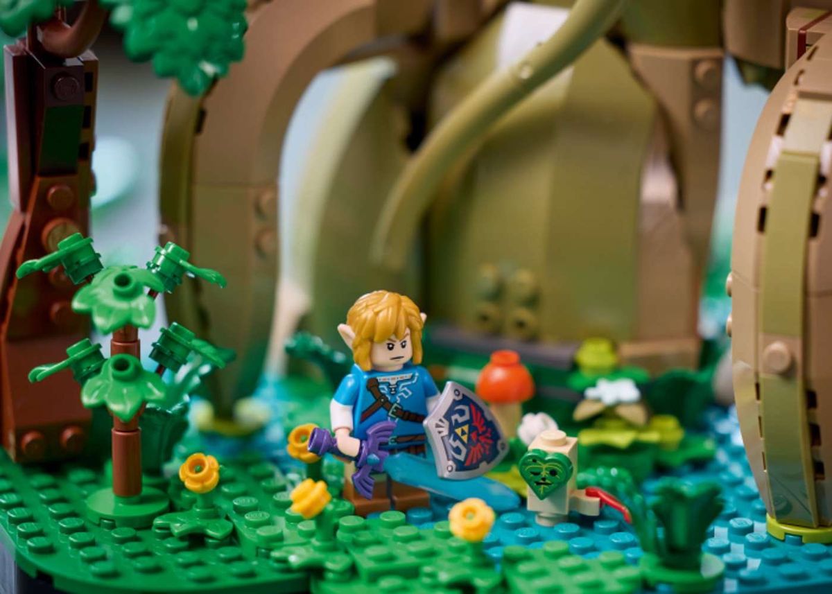 Link con la Espada Maestra para el primer set de The Legend Of Zelda que hizo Carbone en Lego en colaboración con Nintendo en 2024. Link con la Espada Maestra para el primer set de The Legend Of Zelda que hizo Carbone en Lego en colaboración con Nintendo en 2024.
