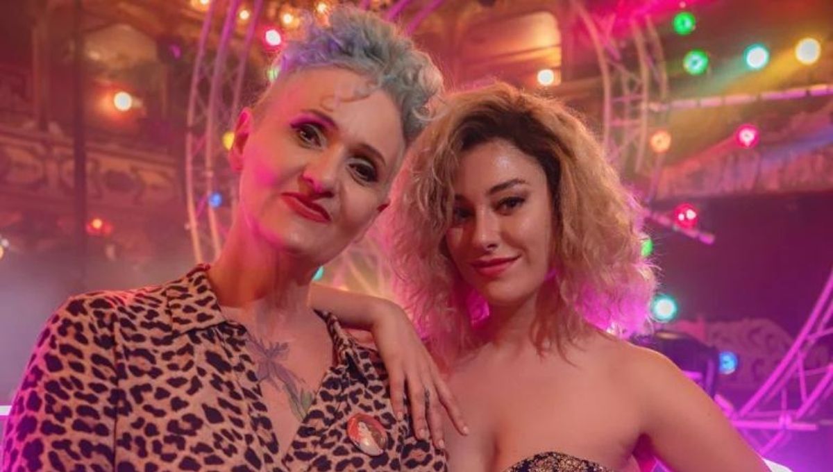 Lurdes Iribar y Blanca Suárez. Lurdes Iribar y Blanca Suárez.