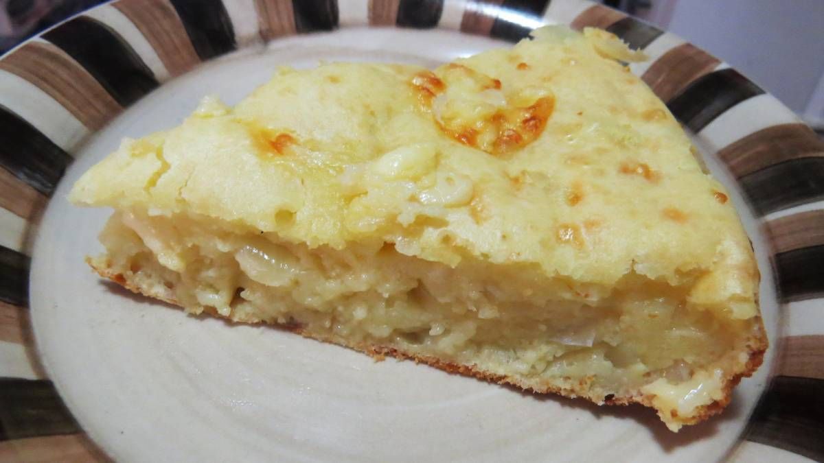 Recetas: torta de cebolla y queso. Foto: gentileza qreceta.