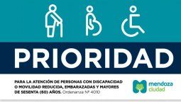 Obligación de exhibir el cartel de prioridad de atención