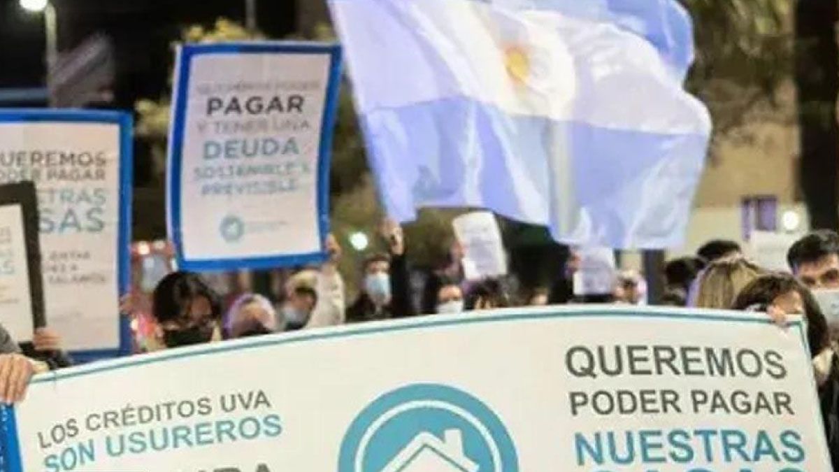 Para este martes se anuncian movilizaciones en todo el país de los hipotecados con créditos UVA,