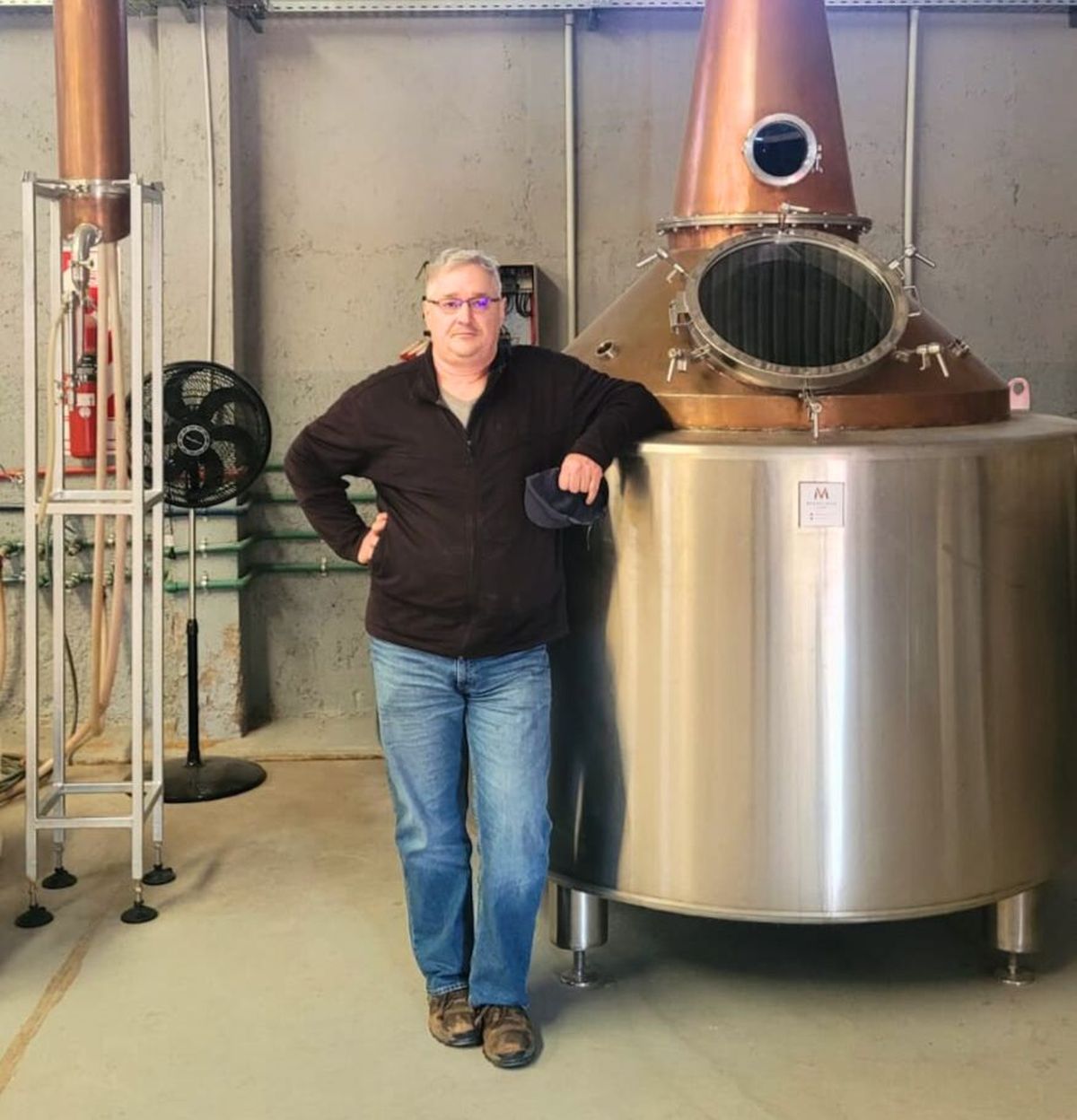 En la destilería de Perdriel, que fue muchas veces premiada. En la destilería de Perdriel, que fue muchas veces premiada.