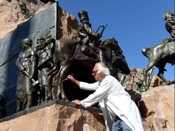 Cuando cumpla 100 años el monumento al Ejército de Los Andes lucirá restaurado