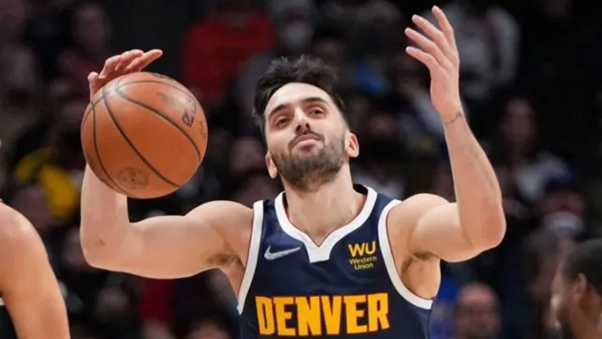 Campazzo sigue sin tener muchas oportunidades en Denver.