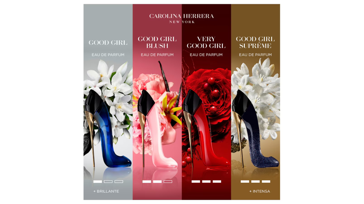 Las distintas fragancias de Good Girl de Carolina Herrera desde la más fresca hasta la más intensa y apasionante. Las distintas fragancias de Good Girl de Carolina Herrera desde la más fresca hasta la más intensa y apasionante.