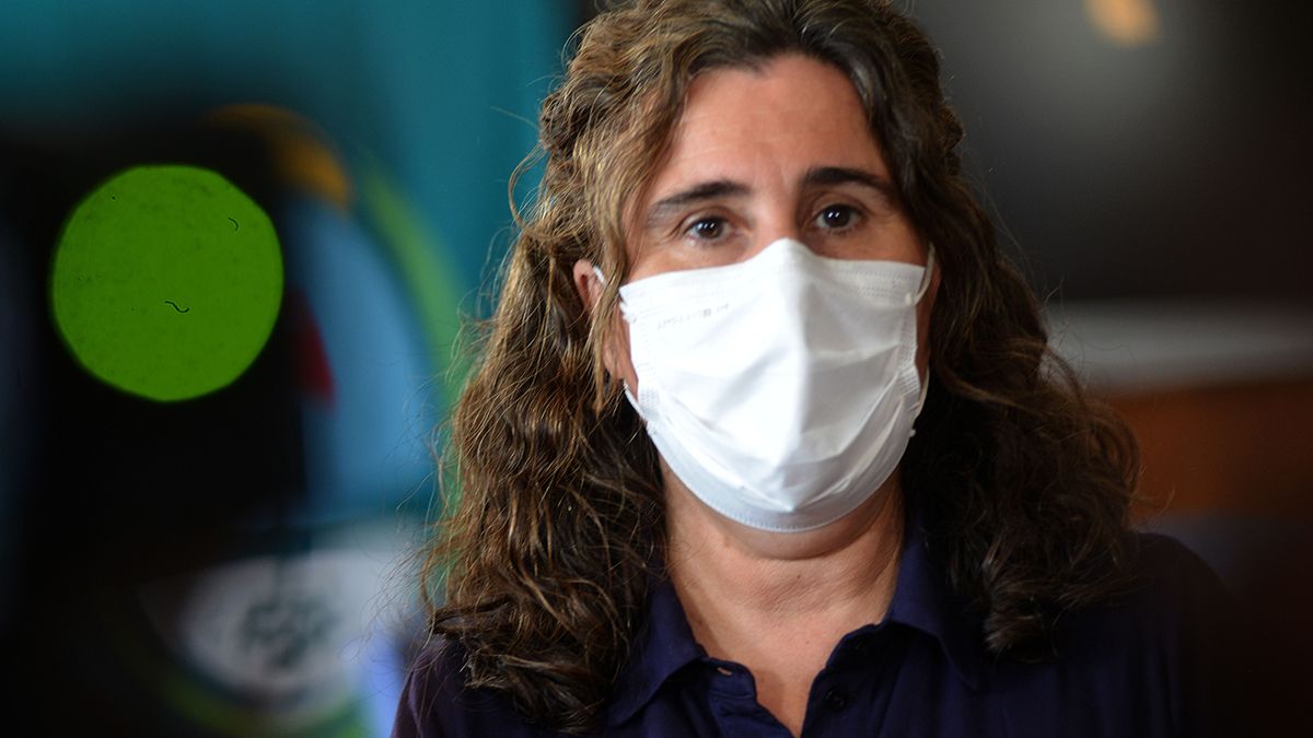 La ministra de Salud Ana María Nadal duda de la eficacia del pase sanitario.