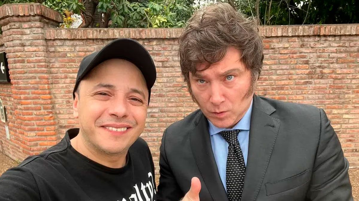 Javier Milei confirmó que El Dipy será su candidato a intendente en La Matanza.