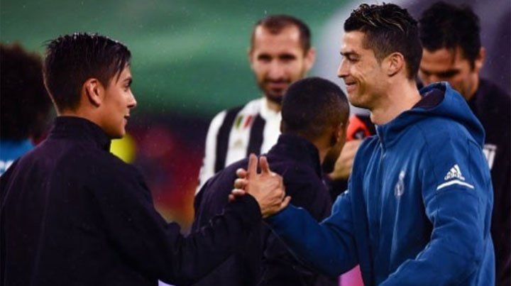 Dybala le dio la bienvenida a Cristiano