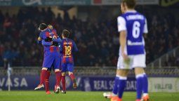 Messi salvó al Barcelona