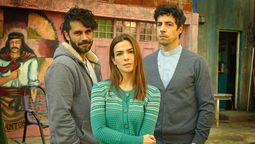 Agustina Cherri, Esteban Lamothe y Gonzalo Heredia.